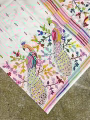 Peacock Kanthawork Saree