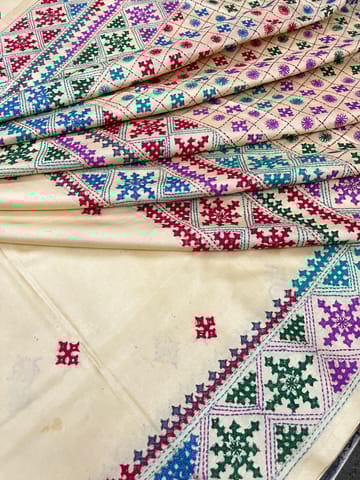 Elegant Kutchwork Saree