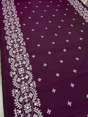 Aaradhya Kutchwork Saree