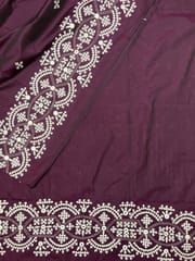Aaradhya Kutchwork Saree