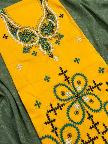 Kutchwork Kurti Material