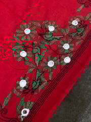 Bird Theme Kanthawork Blouse Piece