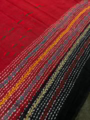 Dual Color Kanthawork Blouse Piece