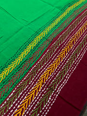 Dual Color Kanthawork Blouse Piece