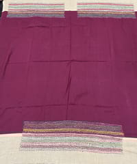 Dual Color Kanthawork Blouse Piece
