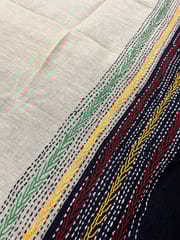 Dual Color Kanthawork Blouse Piece