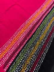 Dual Color Kanthawork Blouse Piece