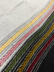 Dual Color Kanthawork Blouse Piece