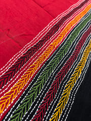 Dual Color Kanthawork Blouse Piece