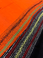 Dual Color Kanthawork Blouse Piece
