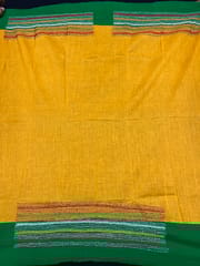 Dual Color Kanthawork Blouse Piece