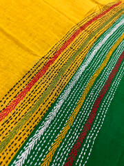 Dual Color Kanthawork Blouse Piece