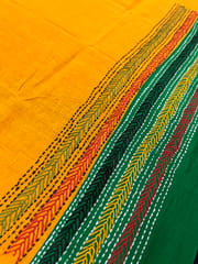 Dual Color Kanthawork Blouse Piece