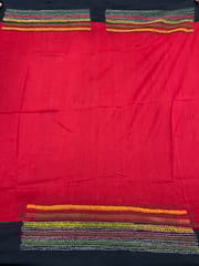 Dual Color Kanthawork Blouse Piece