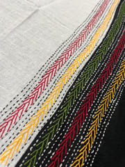 Dual Color Kanthawork Blouse Piece