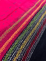 Dual Color Kanthawork Blouse Piece