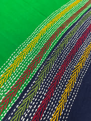 Dual Color Kanthawork Blouse Piece