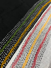 Dual Color Kanthawork Blouse Piece