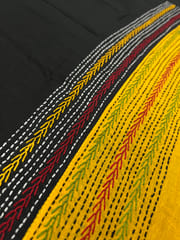 Dual Color Kanthawork Blouse Piece