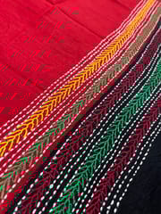 Dual Color Kanthawork Blouse Piece
