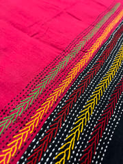 Dual Color Kanthawork Blouse Piece