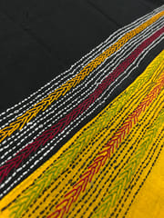 Dual Color Kanthawork Blouse Piece