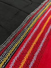 Dual Color Kanthawork Blouse Piece