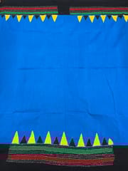 Dual Color Kanthawork Blouse Piece