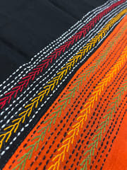 Dual Color Kanthawork Blouse Piece