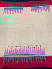 Dual Color Kanthawork Blouse Piece
