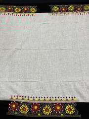 Dual Color Kanthawork Blouse Piece