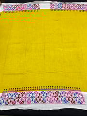 Dual Color Kanthawork Blouse Piece