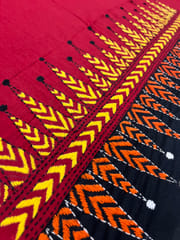 Dual Color Kanthawork Blouse Piece