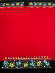 Dual Color Kanthawork Blouse Piece