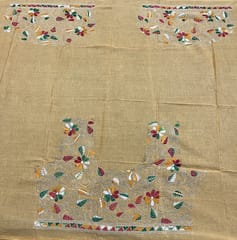 Floral Kanthawork Blouse Piece