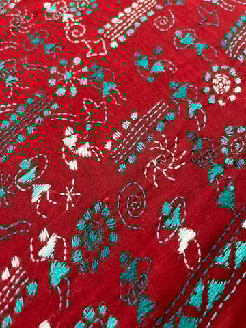 Warli Kanthawork Blouse Piece