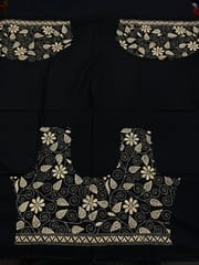 Floral Kanthawork Blouse Piece