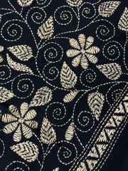 Floral Kanthawork Blouse Piece