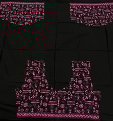 Warli Kanthawork Blouse Piece
