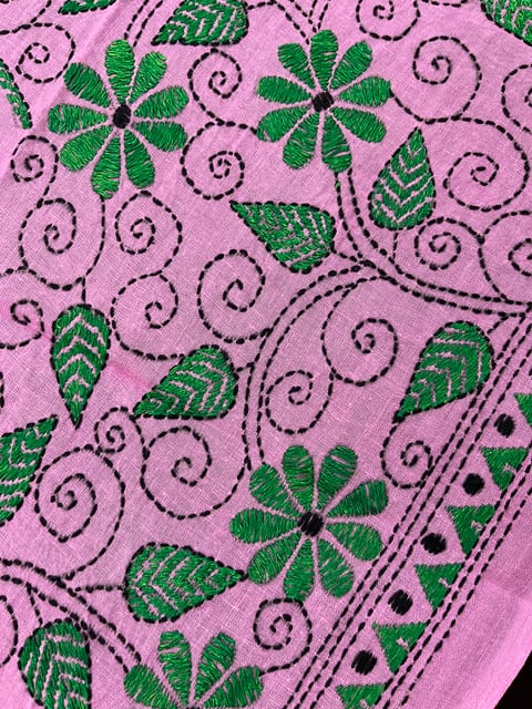 Warli Kanthawork Blouse Piece