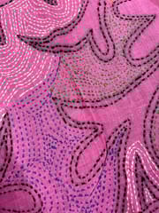Floral Kanthawork Blouse Piece