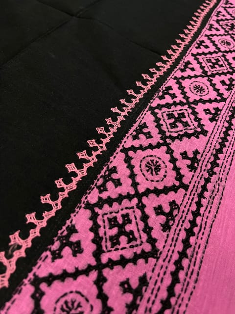 Dual Color Kutchwork Blouse Piece