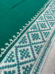Dual Color Kutchwork Blouse Piece