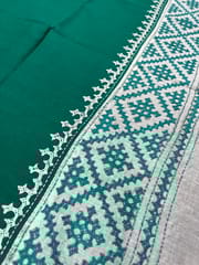 Dual Color Kutchwork Blouse Piece