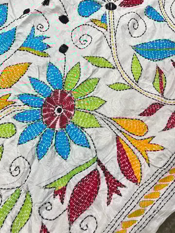 Art Silk Kanthawork Blouse Piece