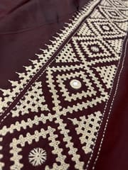 Art Silk Kutchwork Blouse Piece