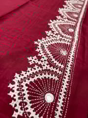Art Silk Kutchwork Blouse Piece
