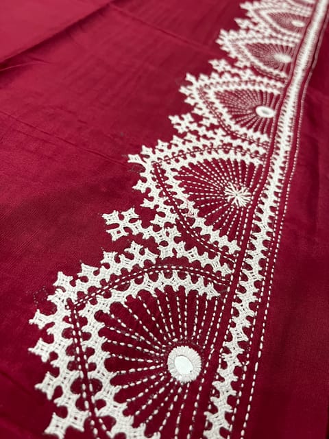 Art Silk Kutchwork Blouse Piece
