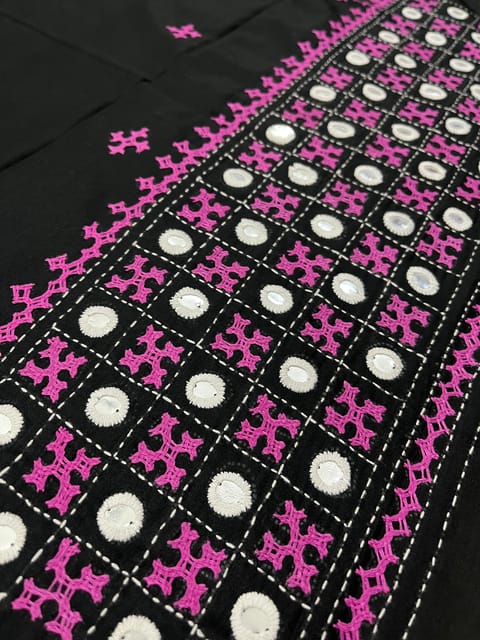 Art Silk Kutchwork Blouse Piece