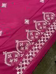 Art Silk Kutchwork Blouse Piece